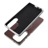 GENTLEMAN MAG COVER Case compatible with MagSafe for SAMSUNG S25 FE brown