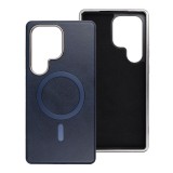GENTLEMAN MAG COVER Case compatible with MagSafe for SAMSUNG S25 FE navy blue
