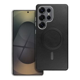 Zadný kryt GENTLEMAN MAG COVER Case compatible with MagSafe pre Samsung Galaxy A07, čierna