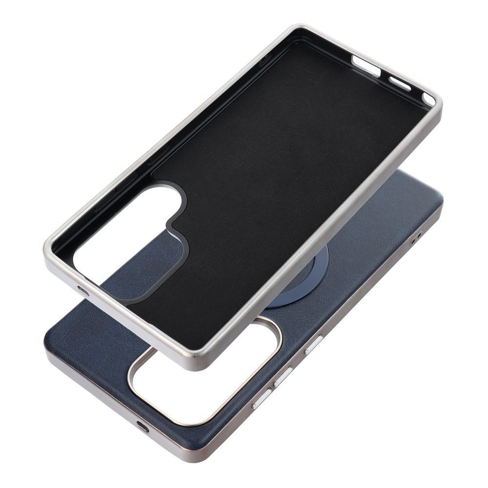 GENTLEMAN MAG COVER Case compatible with MagSafe for SAMSUNG A07 navy blue
