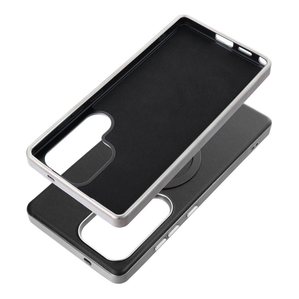 GENTLEMAN MAG COVER Case compatible with MagSafe for SAMSUNG A17 black