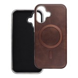 GENTLEMAN MAG COVER Case compatible with MagSafe for IPHONE 16 PRO brown