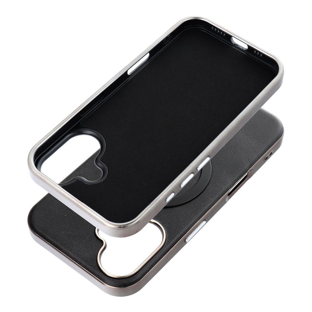 GENTLEMAN MAG COVER Case compatible with MagSafe for IPHONE 16 PRO black