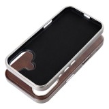 Zadní kryt GENTLEMAN MAG COVER Case compatible with MagSafe proApple iPhone 16e, hnědá