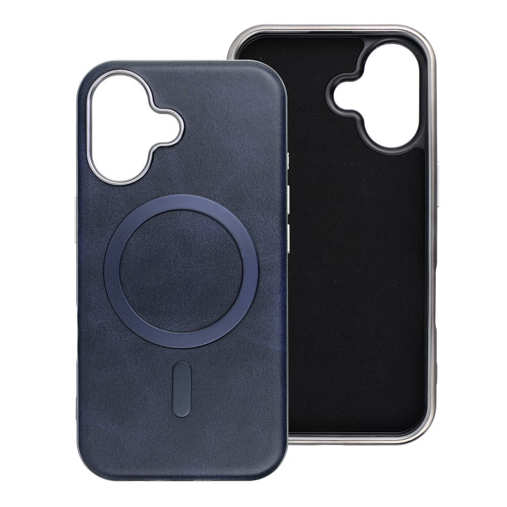 GENTLEMAN MAG COVER Case compatible with MagSafe for IPHONE 15 PRO navy blue