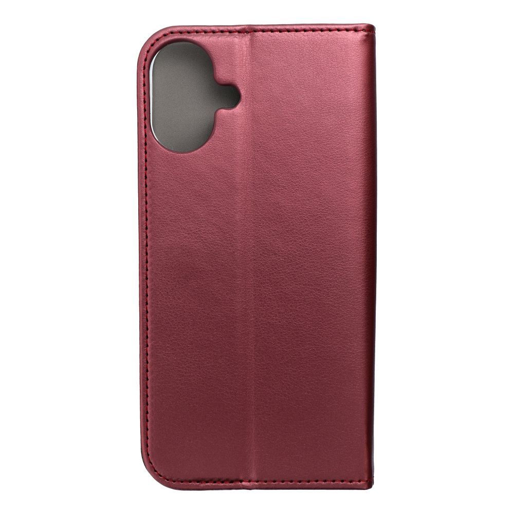 SMART MAGNETO Book case for IPHONE 16 Plus burgundy