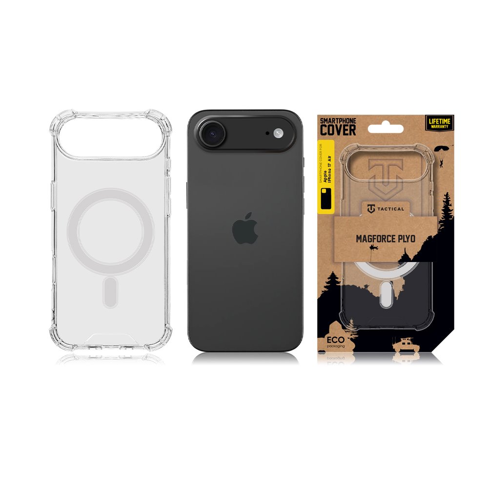 Tactical MagForce Plyo Kryt pro Apple iPhone 17 Air Transparent