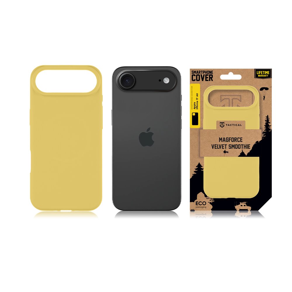 Tactical MagForce Velvet Smoothie Kryt pro Apple iPhone 17 Air Banana