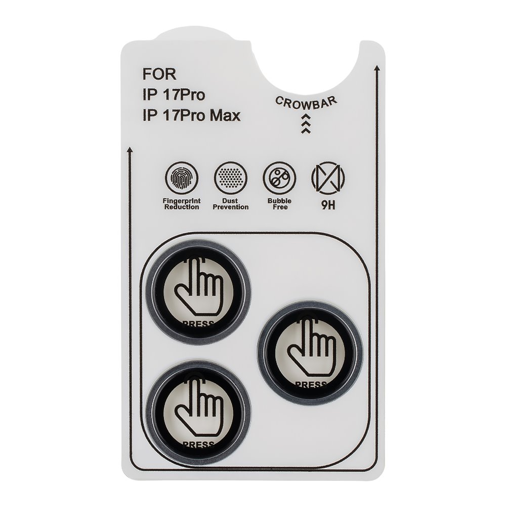 OBAL:ME Ochrana Čoček pro Apple iPhone 17 Pro/17 Pro Max Titanium Gray