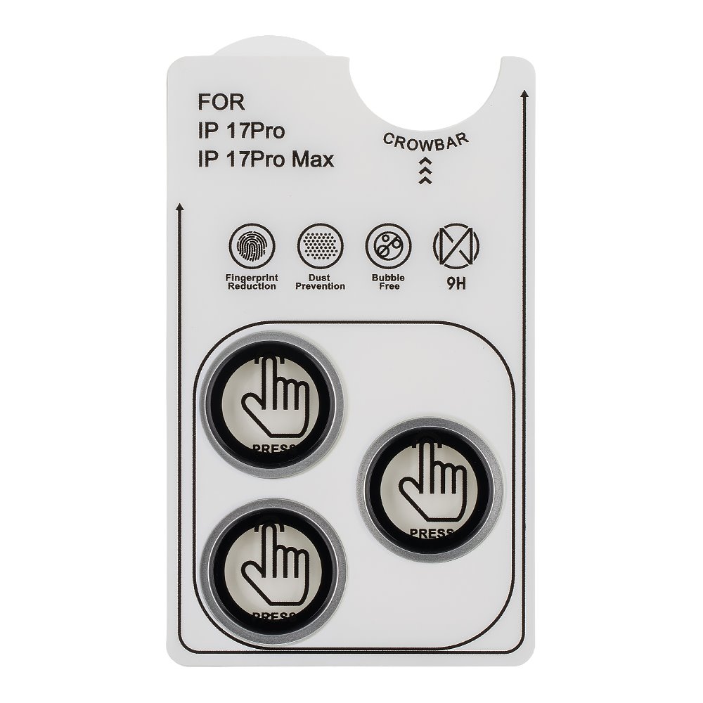 OBAL:ME Ochrana Čoček pro Apple iPhone 17 Pro/17 Pro Max Silver