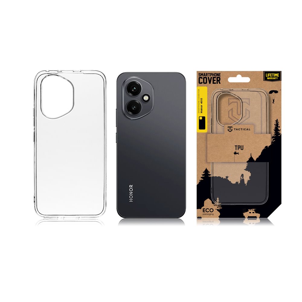 Tactical TPU Kryt pro Honor 400 Transparent