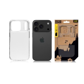 Zadný kryt Tactical TPU pre Apple iPhone 17 Pro, transparentný