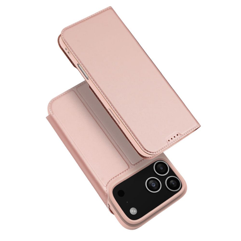 DUX DUCIS wallet case SKIN PRO for IPHONE 17 PRO MAX rose