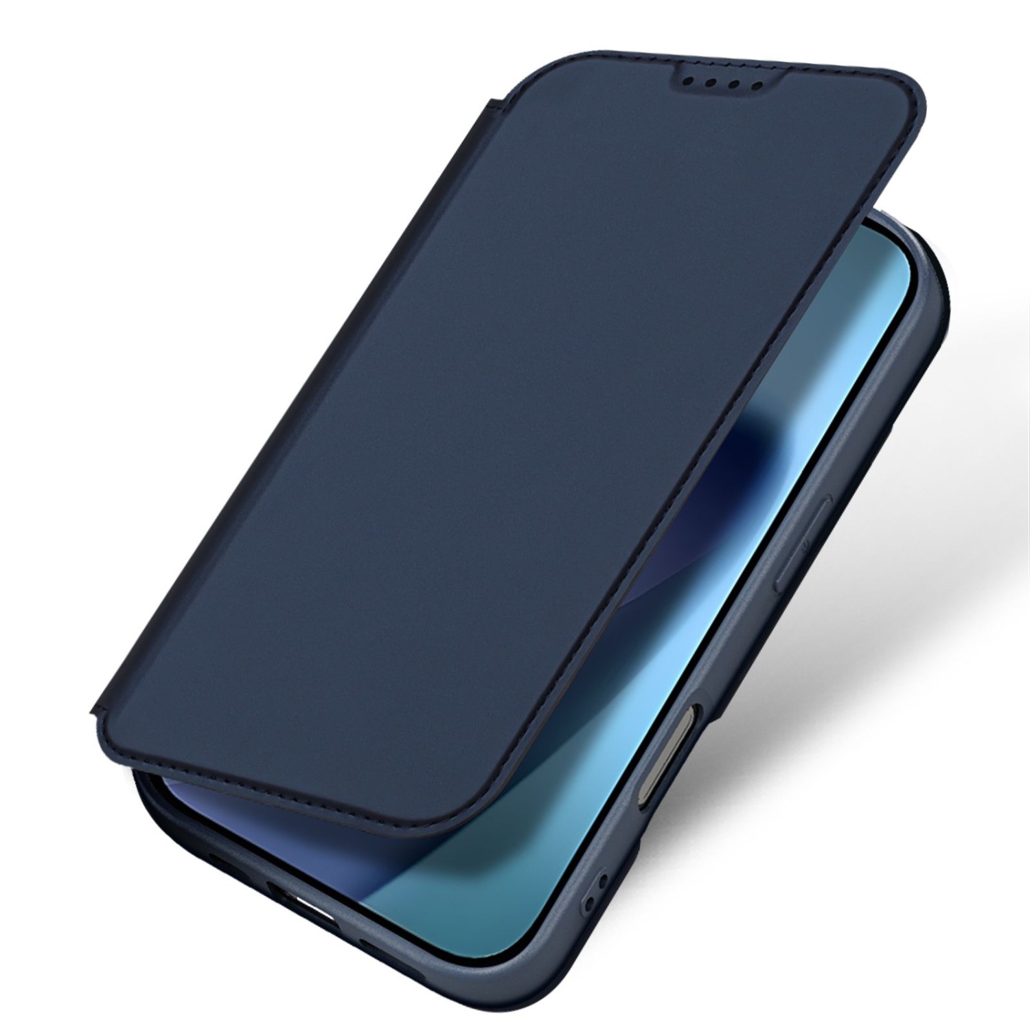 DUX DUCIS wallet case SKIN PRO for IPHONE 17 blue