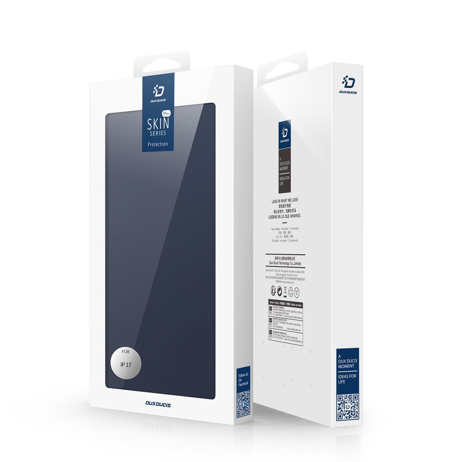 DUX DUCIS wallet case SKIN PRO for IPHONE 17 blue