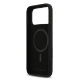 Karl Lagerfeld Liquid Silicone K&CH Sketch MagSafe Zadní Kryt pro iPhone 17 Pro Max Black