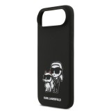 Karl Lagerfeld Liquid Silicone K&CH Sketch MagSafe Zadní Kryt pro iPhone 17 Air Black