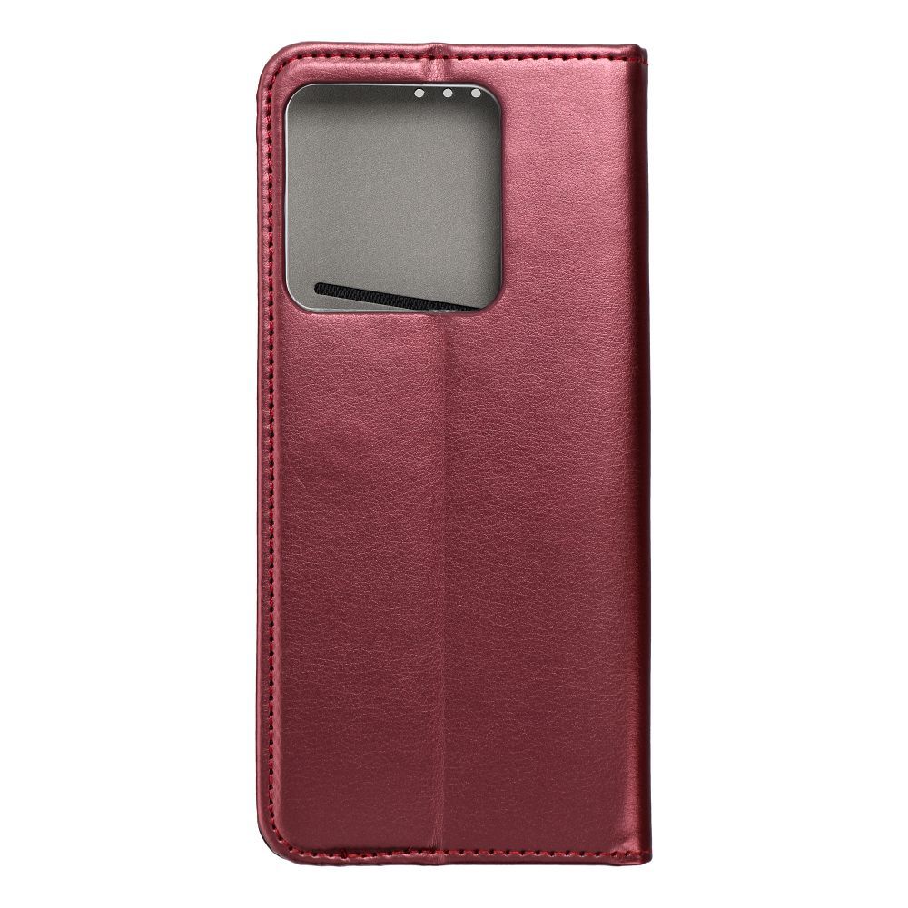 SMART MAGNETO Book case for XIAOMI Redmi Note 13 5G burgundy