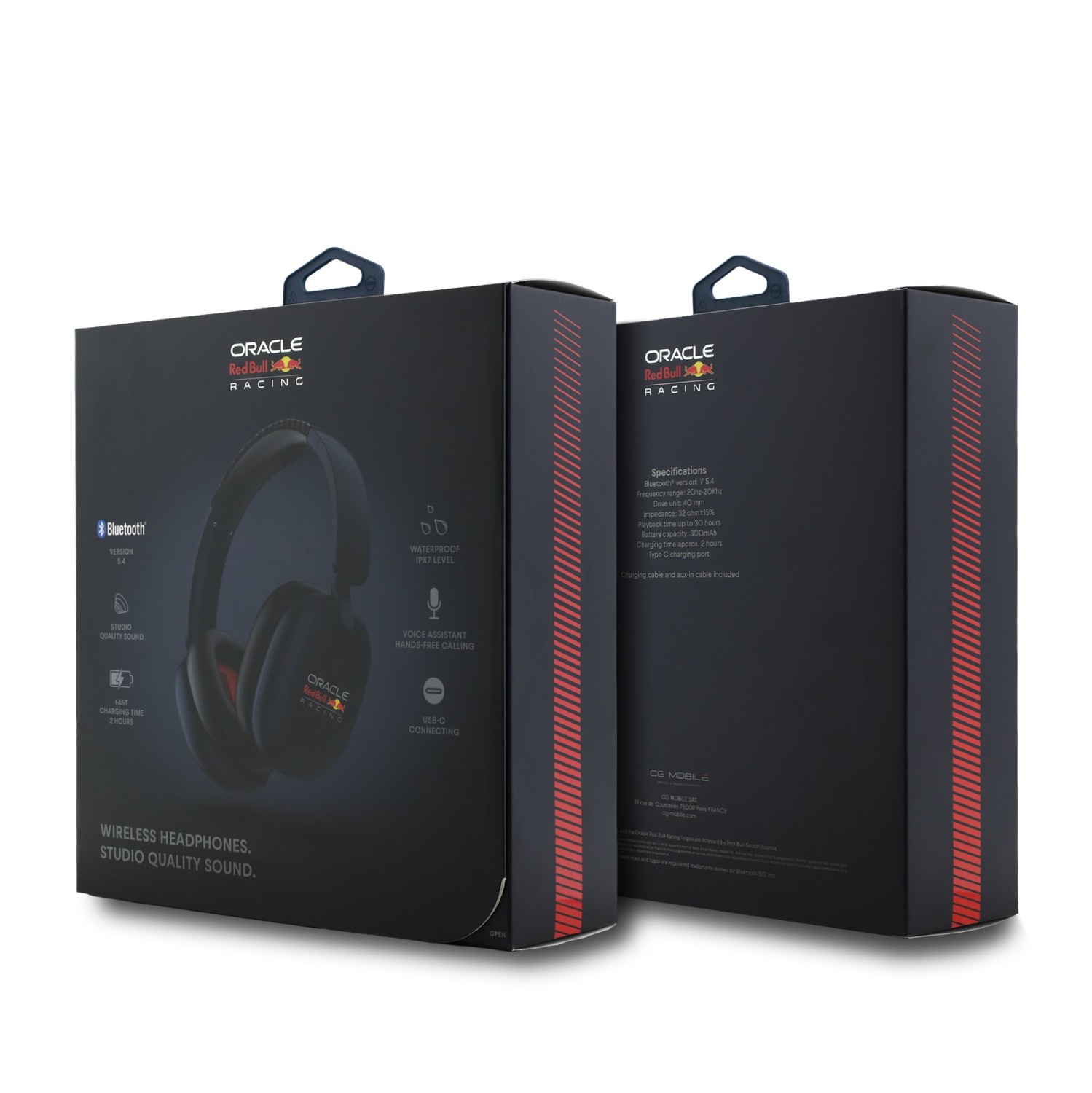 Red Bull Iconic Logo Bezdrátová Sluchátka Navy