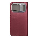 SMART MAGNETO Book case for IPHONE 17 Pro burgundy