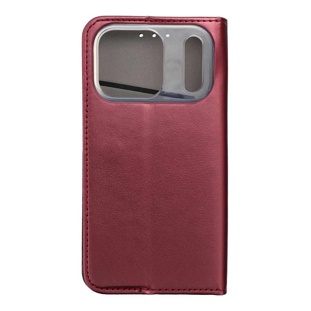 SMART MAGNETO Book case for IPHONE 17 Pro burgundy