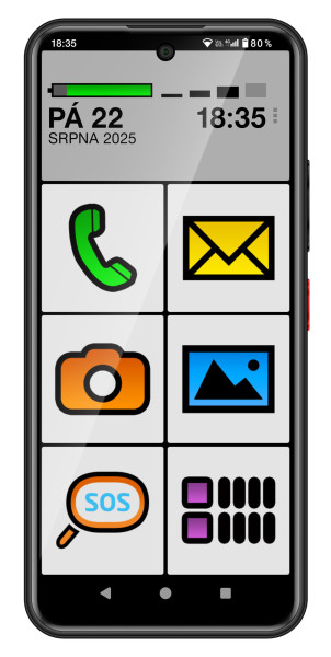 Aligator S8000 Senior 4GB/128GB černá