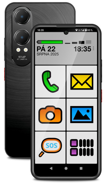 Aligator S8000 Senior 4GB/128GB černá