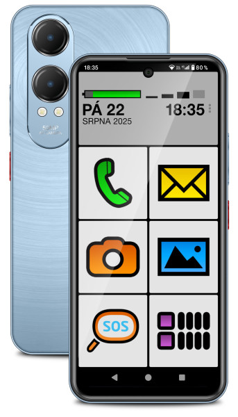 Aligator S8000 Senior 4GB/128GB modrá