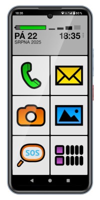 Aligator S8000 Senior 4GB/128GB modrá