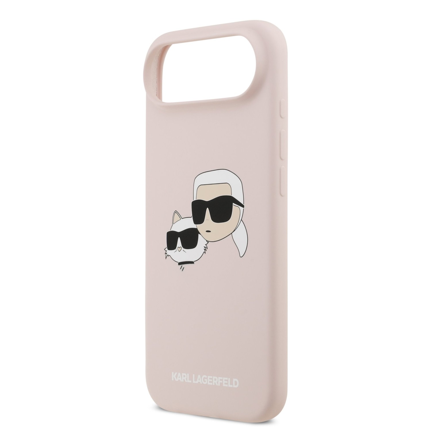 Karl Lagerfeld Liquid Silicone Double Heads MagSafe Zadní Kryt pro iPhone 17 Air Pink