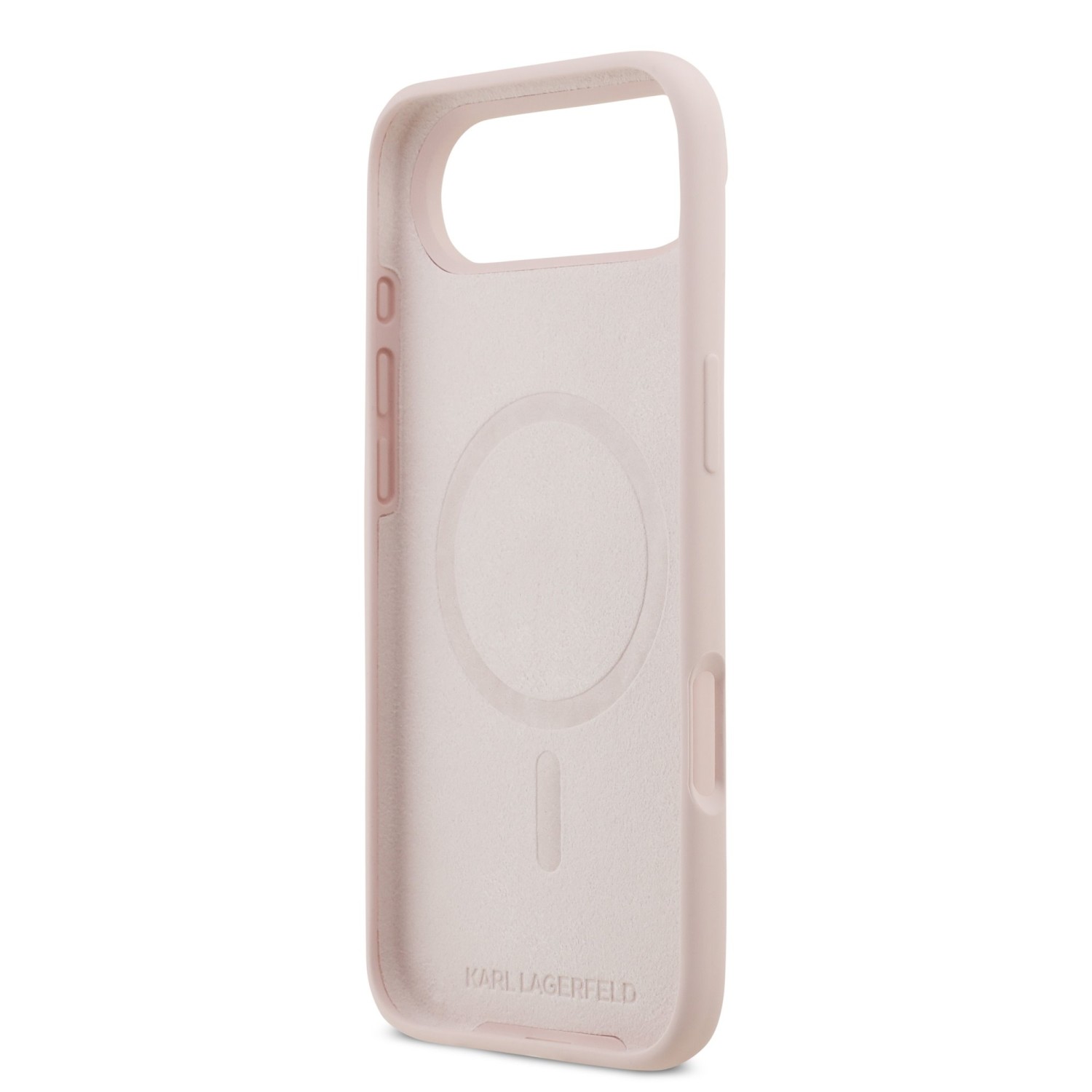 Karl Lagerfeld Liquid Silicone Double Heads MagSafe Zadní Kryt pro iPhone 17 Air Pink