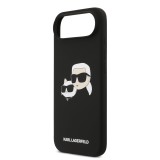 Karl Lagerfeld Liquid Silicone Double Heads MagSafe Zadní Kryt pro iPhone 17 Air Black