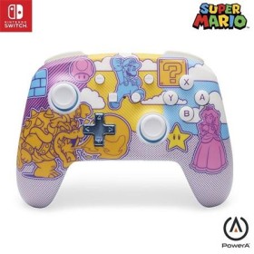 PowerA Vylepšený bezdrôtový ovládač pre Nintendo - Super Mario Mushroom Kingdom Pop Art