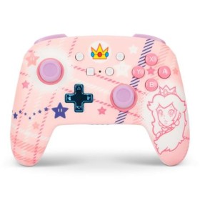 PowerA Enhanced Nabíjací bezdrôtový herný ovládač pre Nintendo Switch - Super Mario Princess Peach Plaid