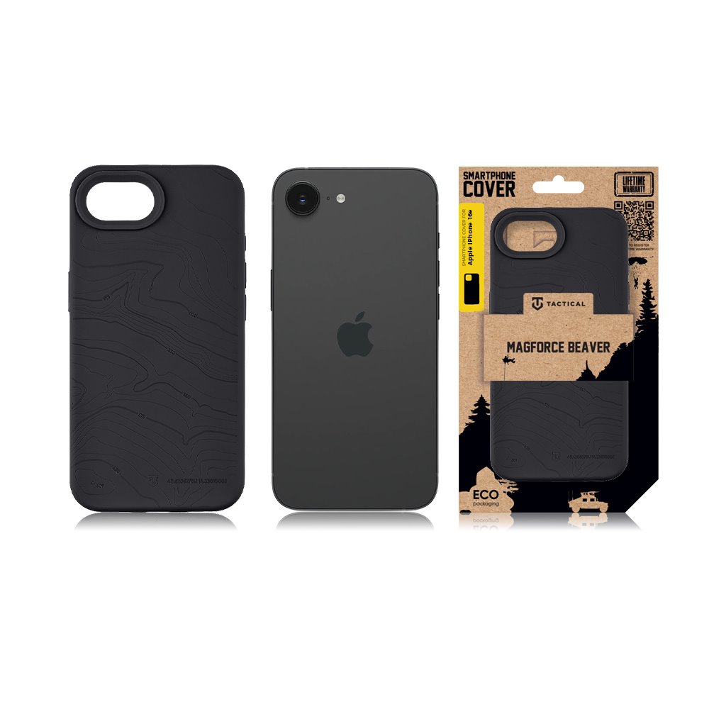 Tactical MagForce Beaver Kryt pro iPhone 16e Asphalt