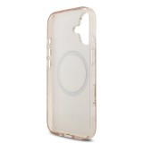 Guess IML Flowers Allover Strap MagSafe Zadní Kryt pro iPhone 17 Pink