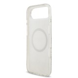 Guess IML Flowers Allover Strap MagSafe Zadní Kryt pro iPhone 17 Air White