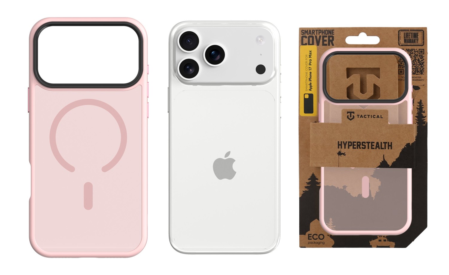 Tactical MagForce Hyperstealth Kryt pro iPhone 17 Pro Max Pink Panther