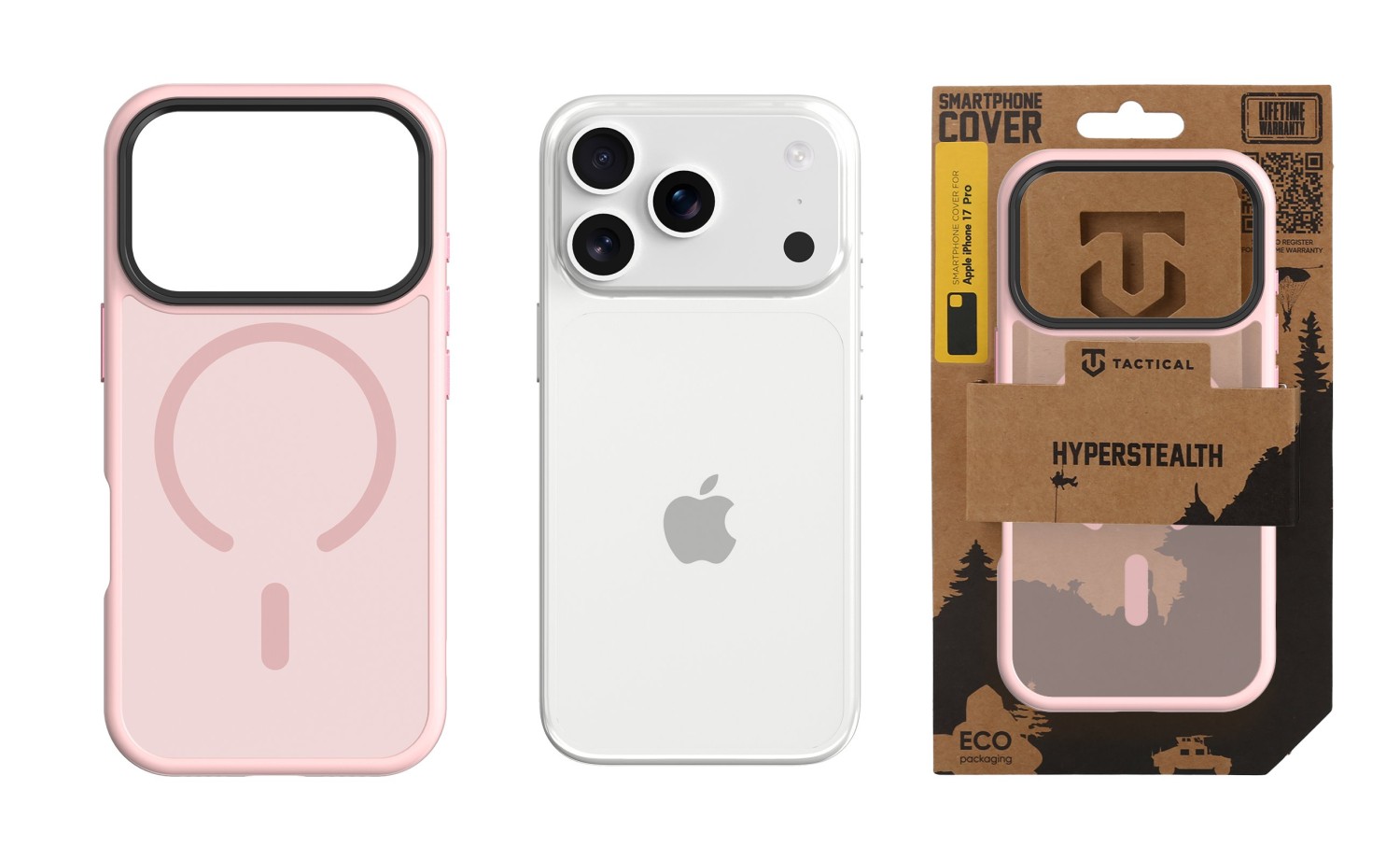 Tactical MagForce Hyperstealth Kryt pro iPhone 17 Pro Pink Panther