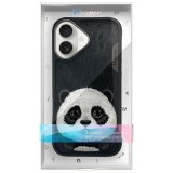 NIMMY case BIG EYED PET 2.0 Panda for IPHONE 16 black