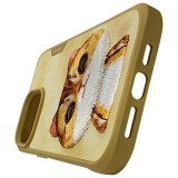 Zadní kryt NIMMY case BIG EYED PET 2.0 Cat Pro Apple iPhone 15 Pro, khaki