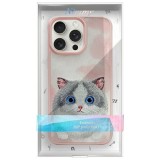 NIMMY case BIG EYED PET 2.0 Cat for IPHONE 15 Pro pink