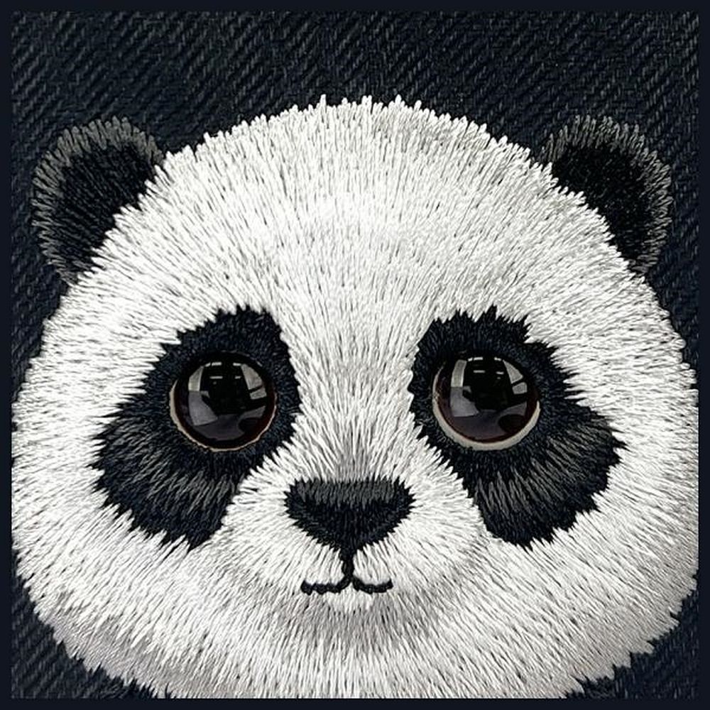 Zadní kryt NIMMY case BIG EYED PET 2.0 Panda pro Apple iPhone 16 Pro Max, černá