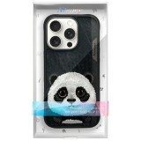 NIMMY case BIG EYED PET 2.0 Panda for IPHONE 16 Pro black