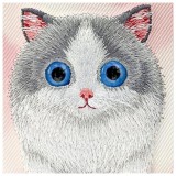 Zadní kryt NIMMY case BIG EYED PET 2.0 Cat Pro Apple iPhone 16, růžová