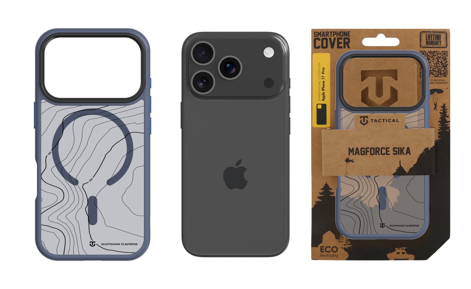 Tactical MagForce Hyperstealth Sika Kryt pro iPhone 17 Pro Deep Blue