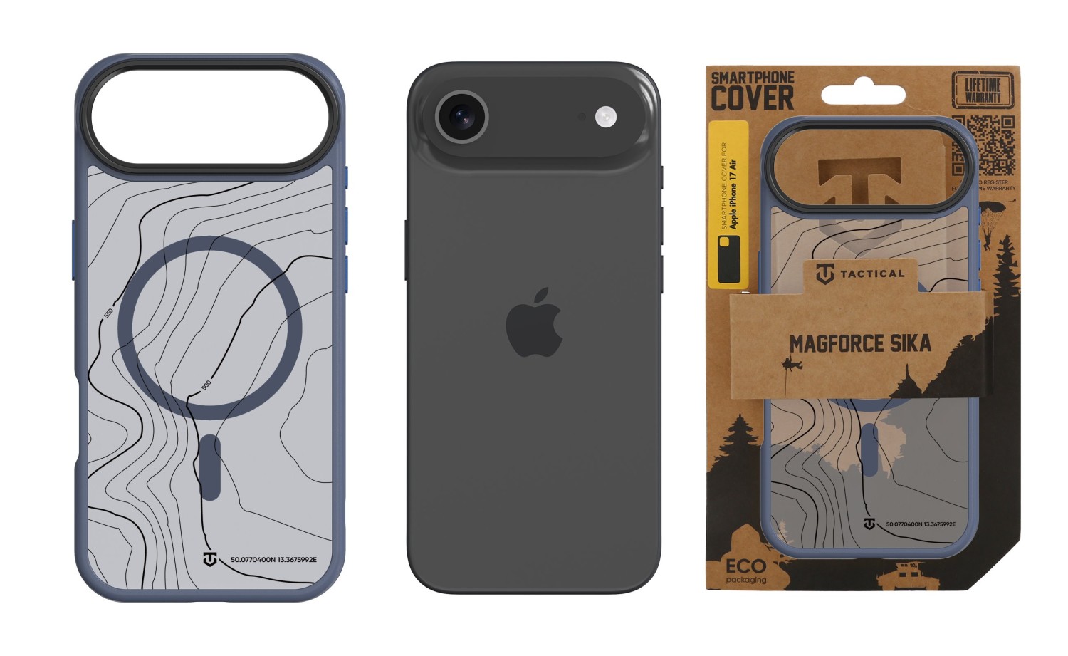 Tactical MagForce Hyperstealth Sika Kryt pro iPhone 17 Air Deep Blue