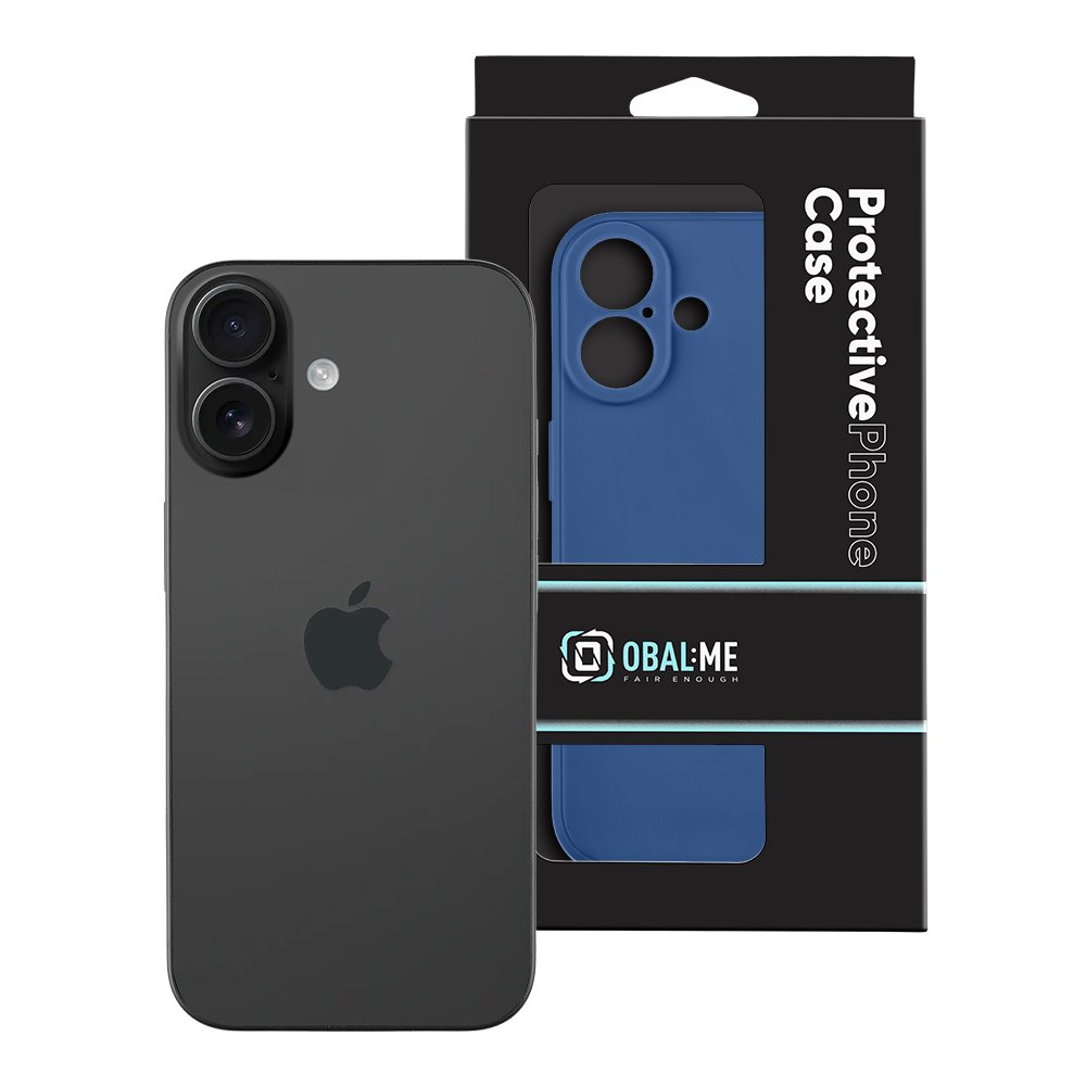 OBAL:ME Matte TPU Kryt pro Apple iPhone 17 Dark Blue