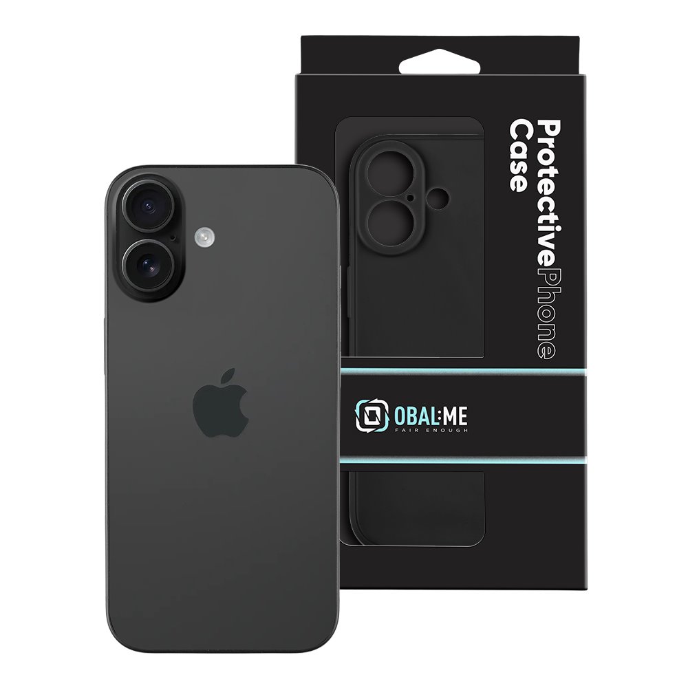 OBAL:ME Matte TPU Kryt pro Apple iPhone 17 Black