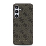 Guess 4G Zadní Kryt pro Samsung Galaxy S24 FE Brown